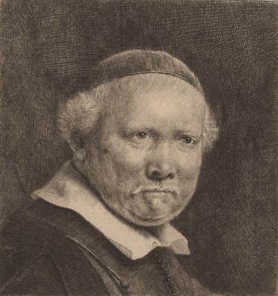 Lieven Willemsz van Coppenol: de grotere plaat door Rembrandt van Rijn