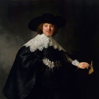 Portret van Marten Soolmans door Rembrandt van Rijn