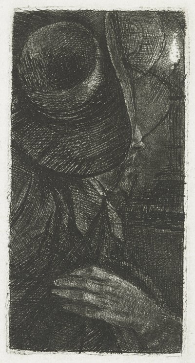 Pieter Haaringh: handen en hoed door Rembrandt van Rijn