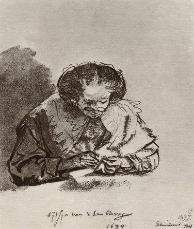 Portret van Titia van Uylenburgh door Rembrandt van Rijn