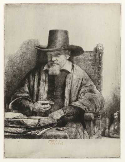 Portret van Arnold Tholinx door Rembrandt van Rijn