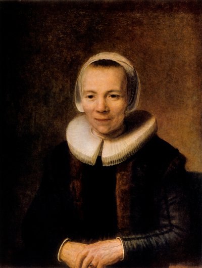 Portret van Baertje Martens, 1649 door Rembrandt van Rijn