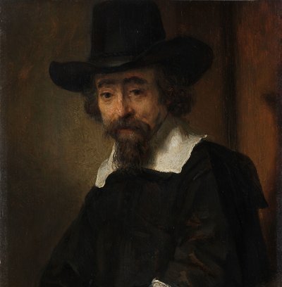 Portret van Dr. Ephraïm Bueno door Rembrandt van Rijn