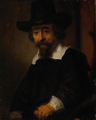 Portret van Ephraim Bueno door Rembrandt van Rijn