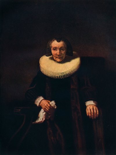 Portret van Margaretha de Geer, vrouw van Jacob Trip, c1661 door Rembrandt van Rijn