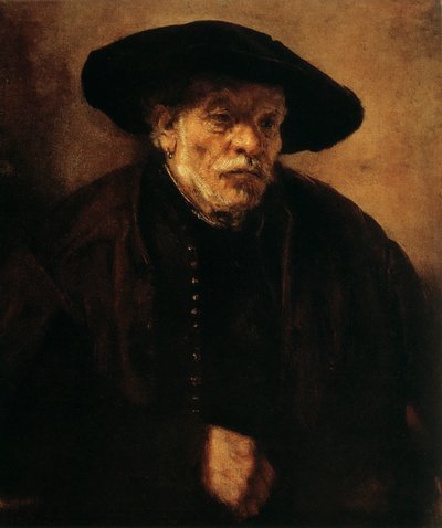 Portret van Rembrandts Broer, Andrien van Rijn, 1654 door Rembrandt van Rijn