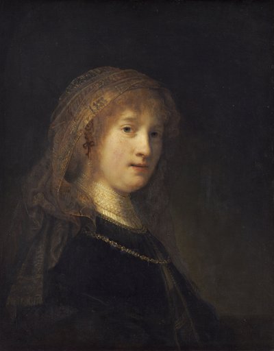 Portret van Saskia van Uylenburgh door Rembrandt van Rijn
