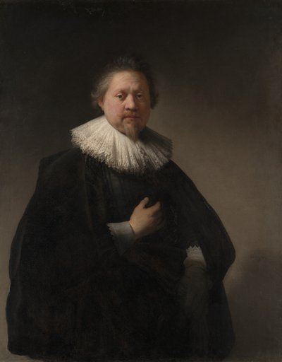 Portret van een man, waarschijnlijk een lid van de familie Van Beresteyn door Rembrandt van Rijn