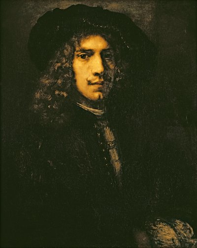 Portret van een jonge man, 1658 door Rembrandt van Rijn