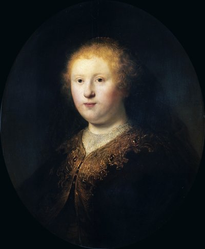 Portret van een jonge vrouw, 1632 door Rembrandt van Rijn