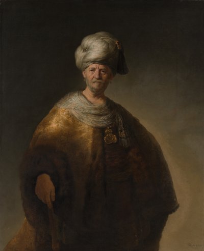 Portret van een Oosterse Man, De Edele Slaaf, 1632 door Rembrandt van Rijn