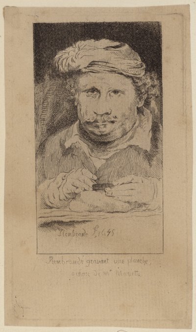 Rembrandt 1645 zelfportret in de collectie van Mariette door Rembrandt van Rijn