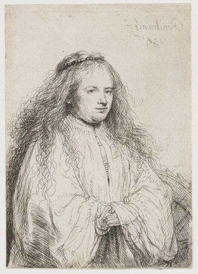 Saskia als St. Catharina van Alexandrië St. Catharina (