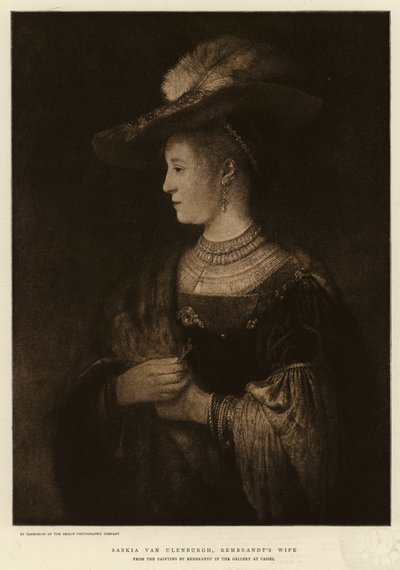 Saskia van Ulenburgh, Rembrandts vrouw door Rembrandt van Rijn