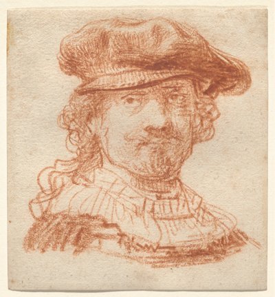 Zelfportret door Rembrandt van Rijn