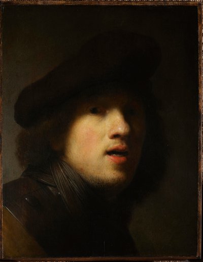 Zelfportret door Rembrandt van Rijn