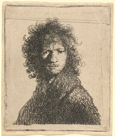 Zelfportret, Fronsend door Rembrandt van Rijn