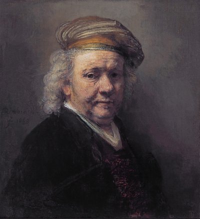 Zelfportret door Rembrandt van Rijn