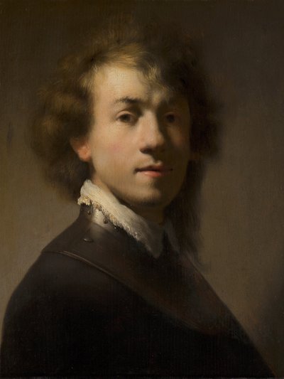 Zelfportret, 1629 door Rembrandt van Rijn