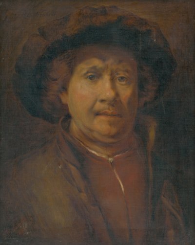 Zelfportret door Rembrandt van Rijn
