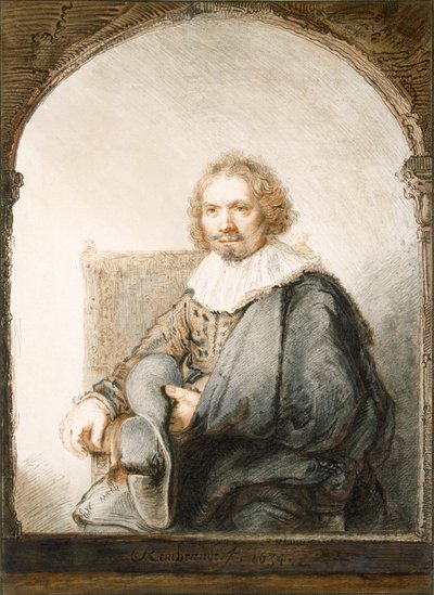 Zelfportret 1634 door Rembrandt van Rijn