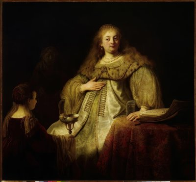 Sophonisbe ontvangt de gifbeker op bevel van haar echtgenoot door Rembrandt van Rijn