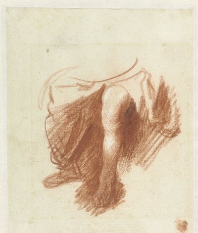 Studie van de benen van een vrouw door Rembrandt van Rijn