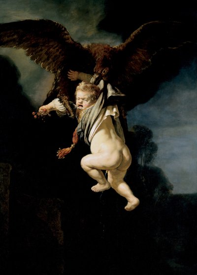 De ontvoering van Ganymedes door Rembrandt van Rijn