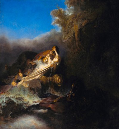 De ontvoering van Proserpina, ca. 1631 door Rembrandt van Rijn
