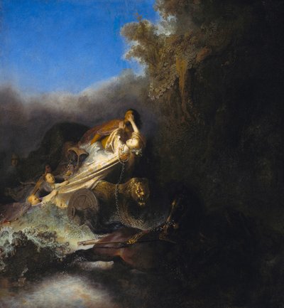 De ontvoering van Proserpina, ca. 1631 door Rembrandt van Rijn