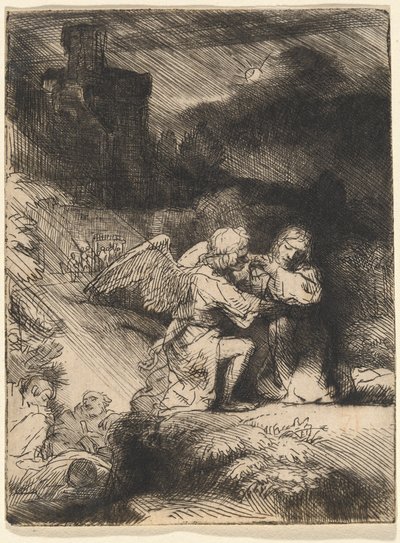 De Agonie in de Tuin door Rembrandt van Rijn