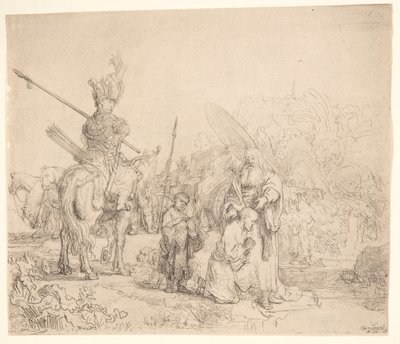 De Doop van de Eunuch door Rembrandt van Rijn