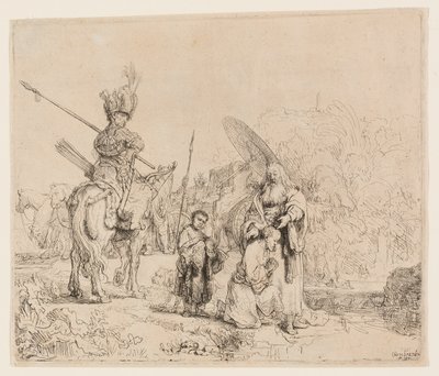 De Doop van de Eunuch door Rembrandt van Rijn