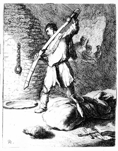 De Onthoofding van Johannes de Doper, c.1627 door Rembrandt van Rijn