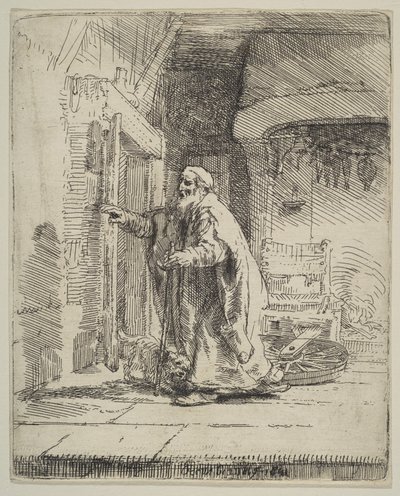 De Blindheid van Tobit, 1651 door Rembrandt van Rijn