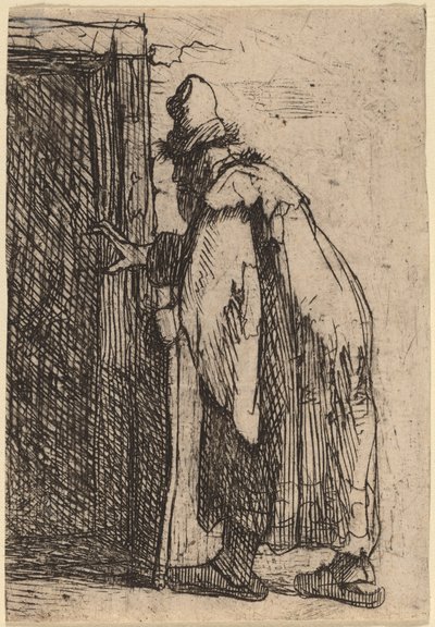 De Blindheid van Tobit: een Schets door Rembrandt van Rijn