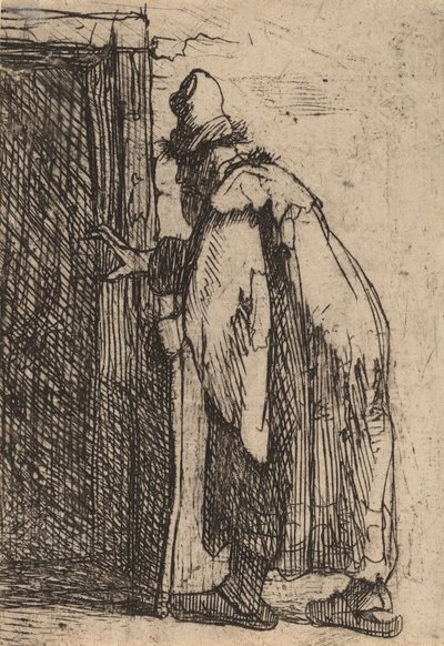 De blindheid van Tobit: een schets, ca. 1629 door Rembrandt van Rijn