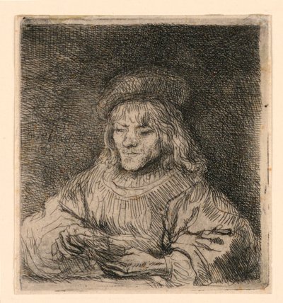 De Kaartspeler door Rembrandt van Rijn