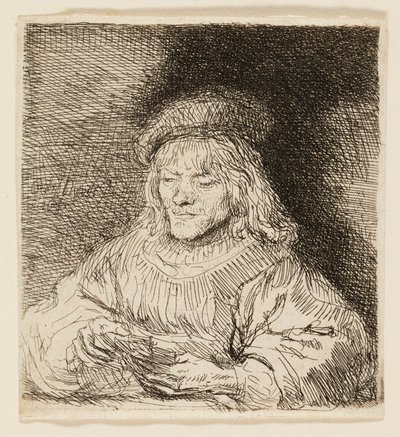 De Kaartspeler door Rembrandt van Rijn