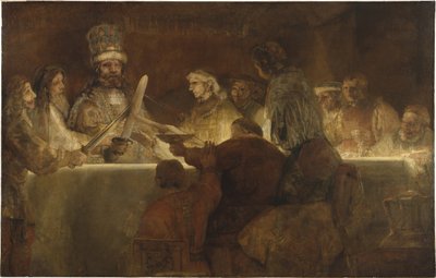 De Samenzwering van de Bataven onder Claudius Civilis, 1662 door Rembrandt van Rijn