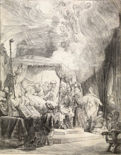 De dood van de Maagd door Rembrandt van Rijn