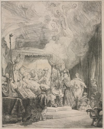 De Dood van de Maagd, 1639 door Rembrandt van Rijn