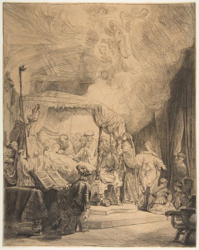 De Dood van de Maagd, 1639 door Rembrandt van Rijn