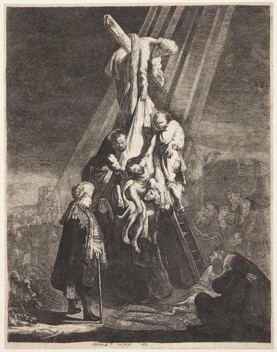 De kruisafneming door Rembrandt van Rijn