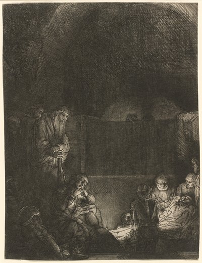 De Graflegging door Rembrandt van Rijn