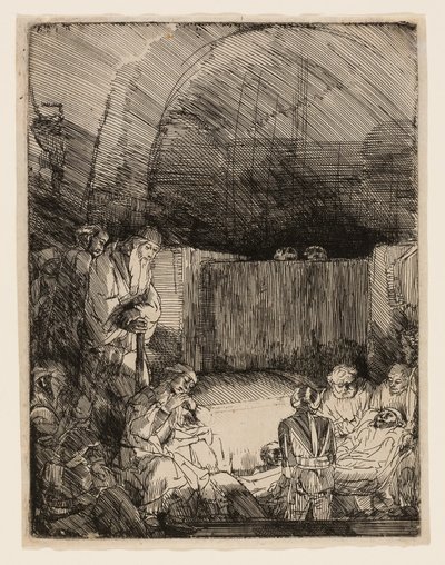 De graflegging door Rembrandt van Rijn