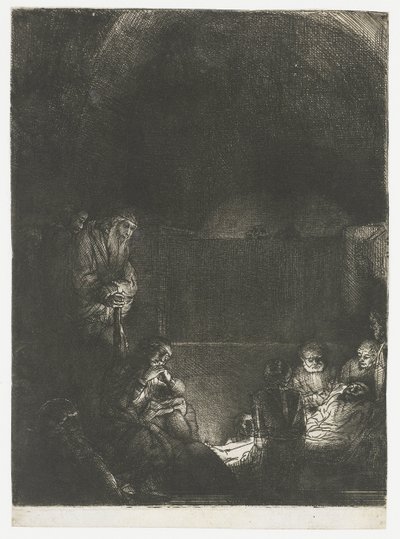 De Graflegging door Rembrandt van Rijn