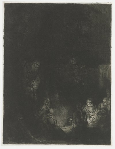 De Graflegging door Rembrandt van Rijn