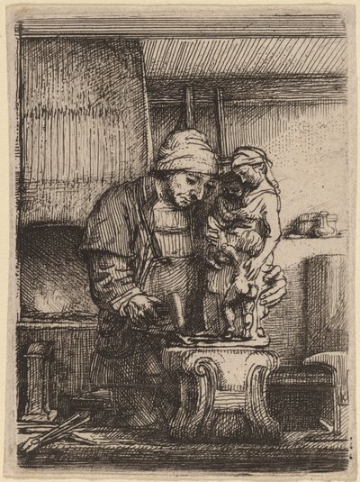 De Goudsmid door Rembrandt van Rijn