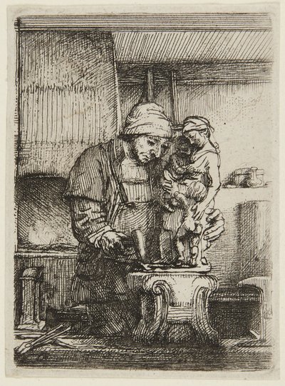 De goudsmid door Rembrandt van Rijn
